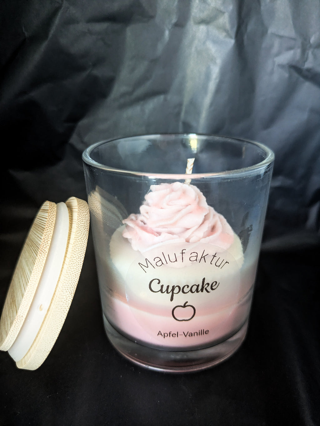 Cupcake Kerze Apfel/Vanille